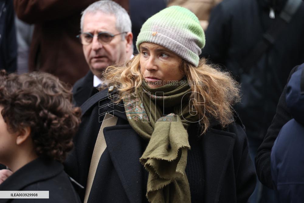 Bertrand Blier Funeral - Paris