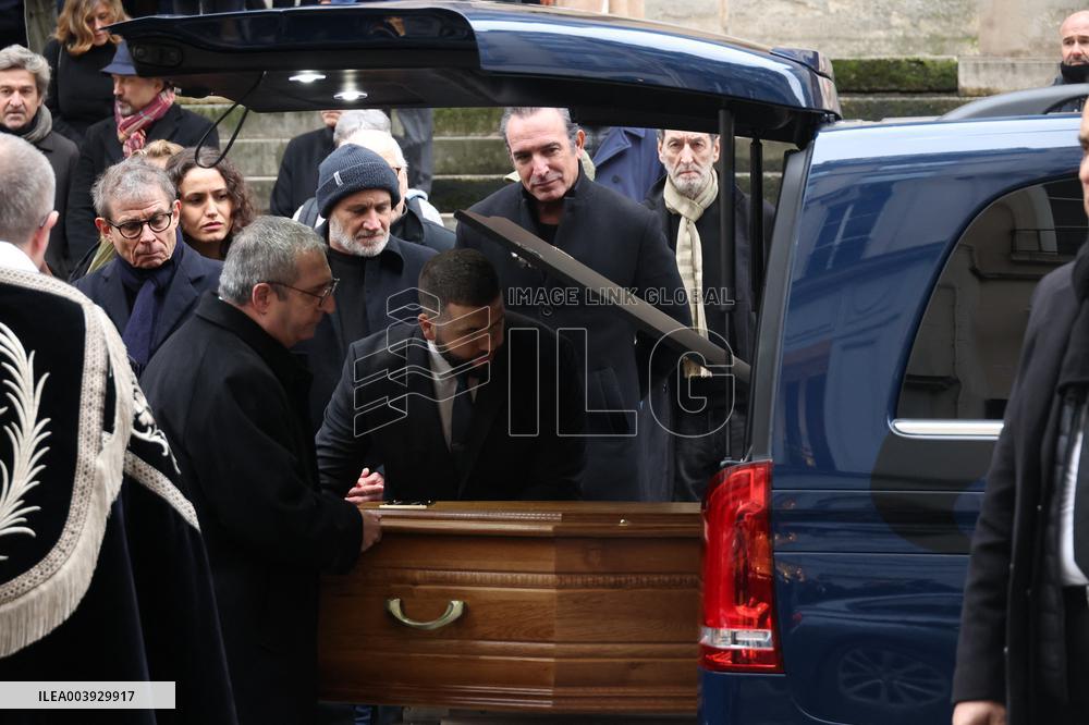 Bertrand Blier Funeral - Paris