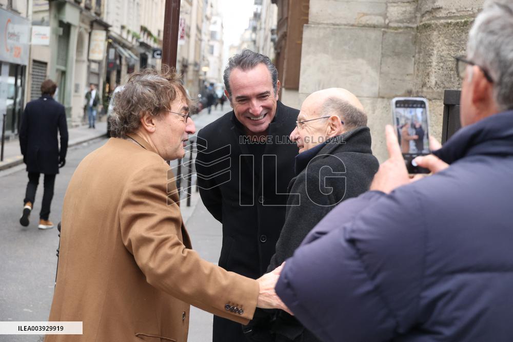 Bertrand Blier Funeral - Paris