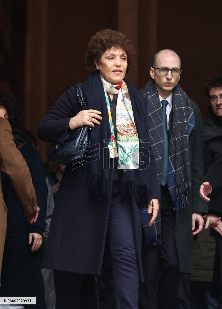 Bertrand Blier Funeral - Paris