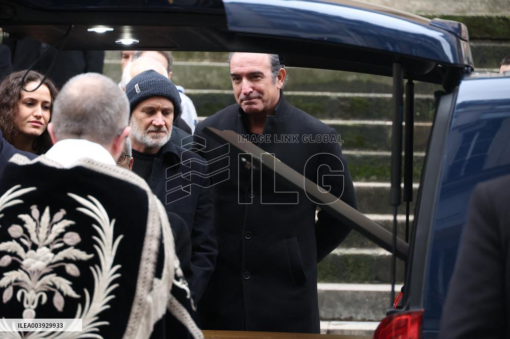 Bertrand Blier Funeral - Paris
