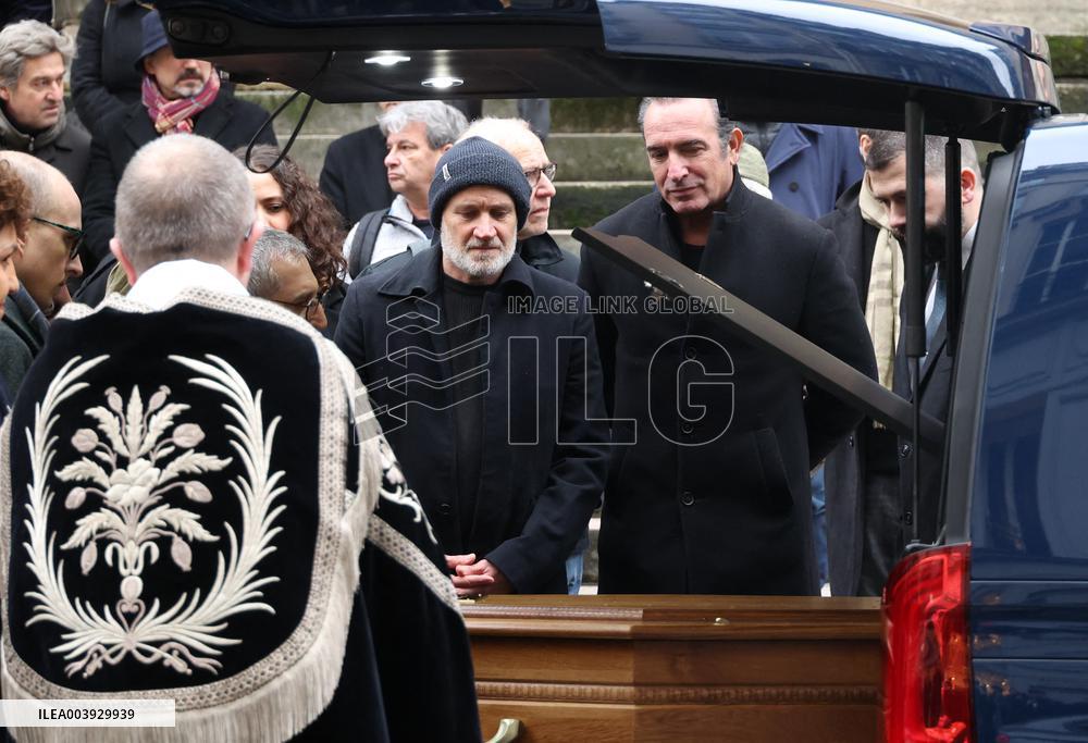 Bertrand Blier Funeral - Paris
