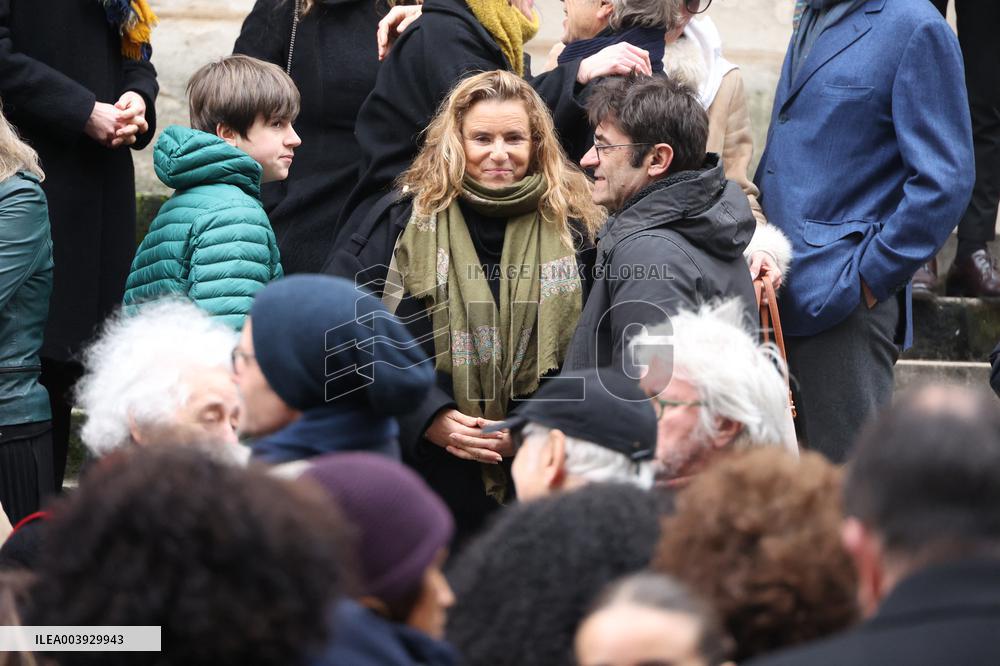 Bertrand Blier Funeral - Paris
