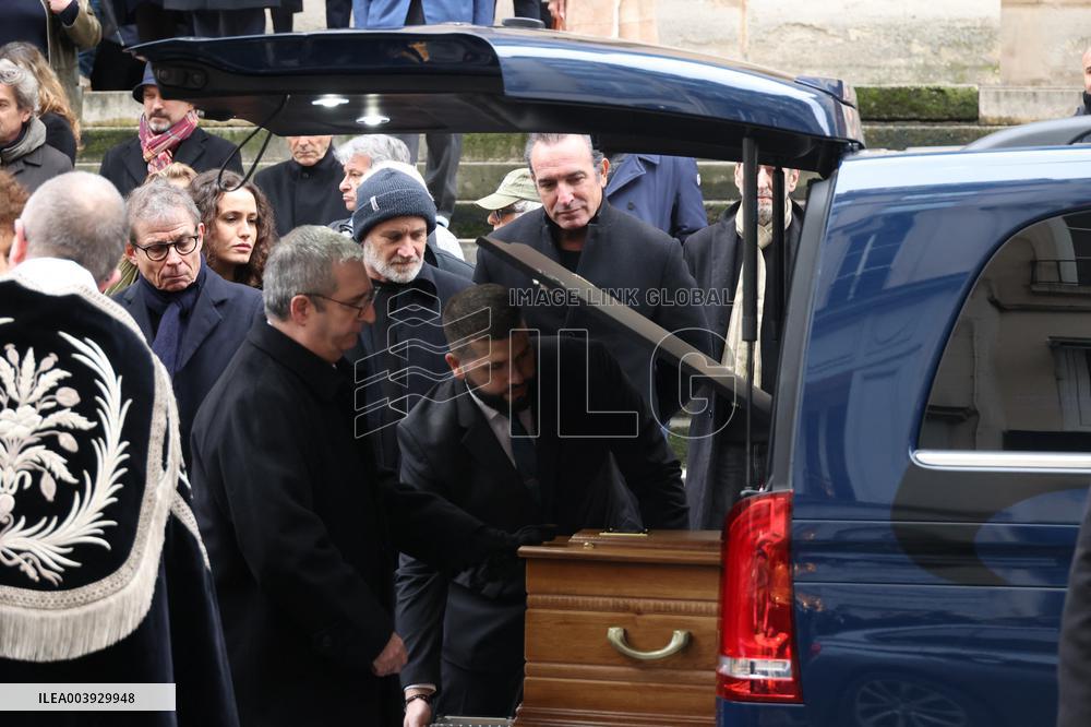 Bertrand Blier Funeral - Paris