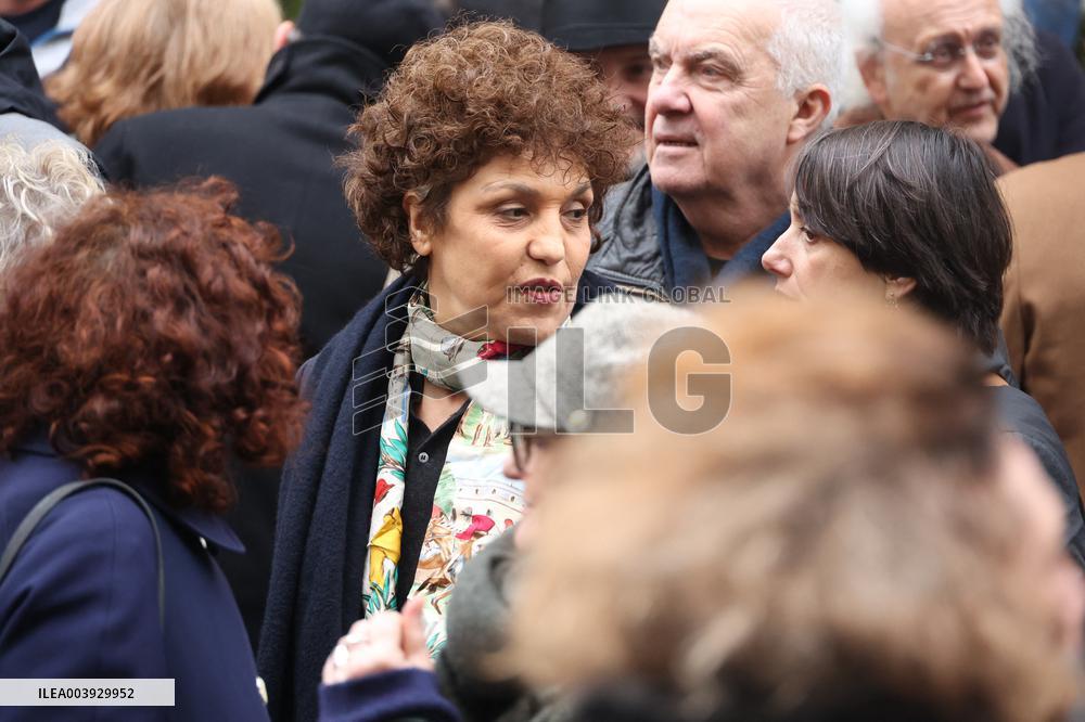 Bertrand Blier Funeral - Paris