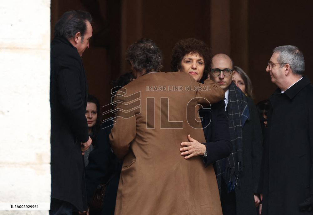 Bertrand Blier Funeral - Paris