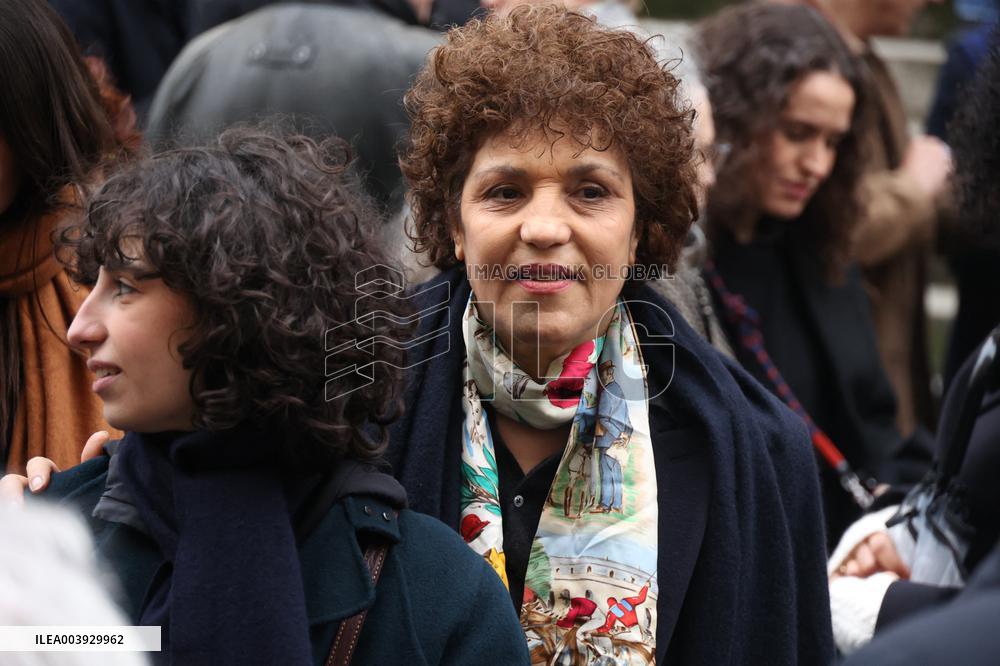Bertrand Blier Funeral - Paris