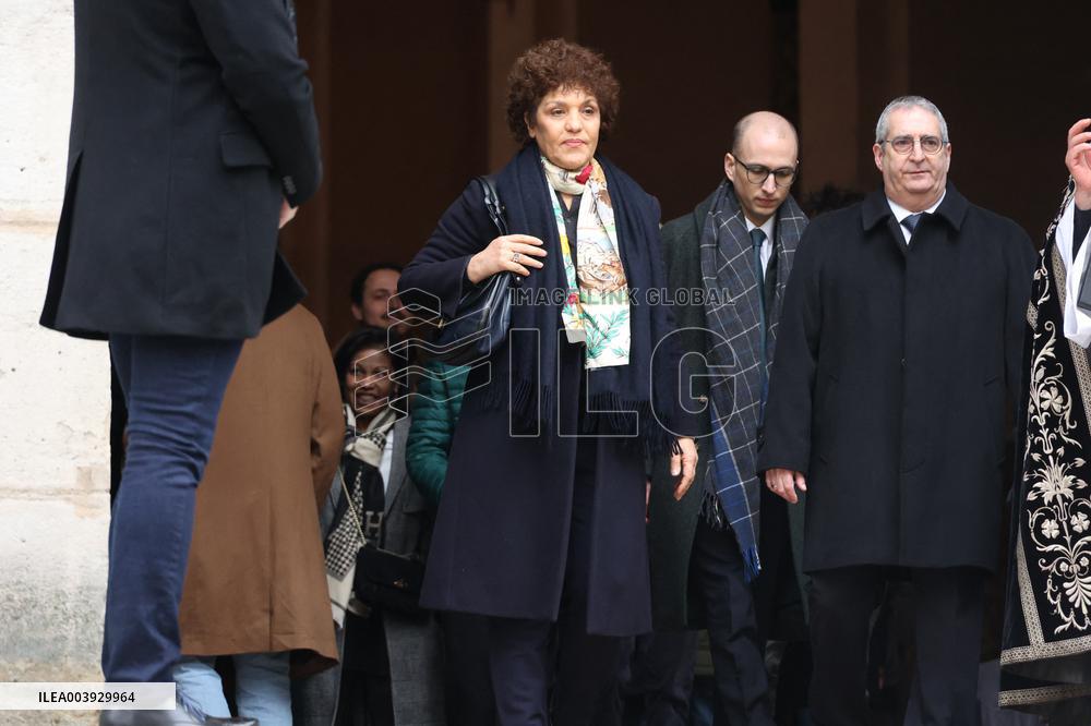 Bertrand Blier Funeral - Paris