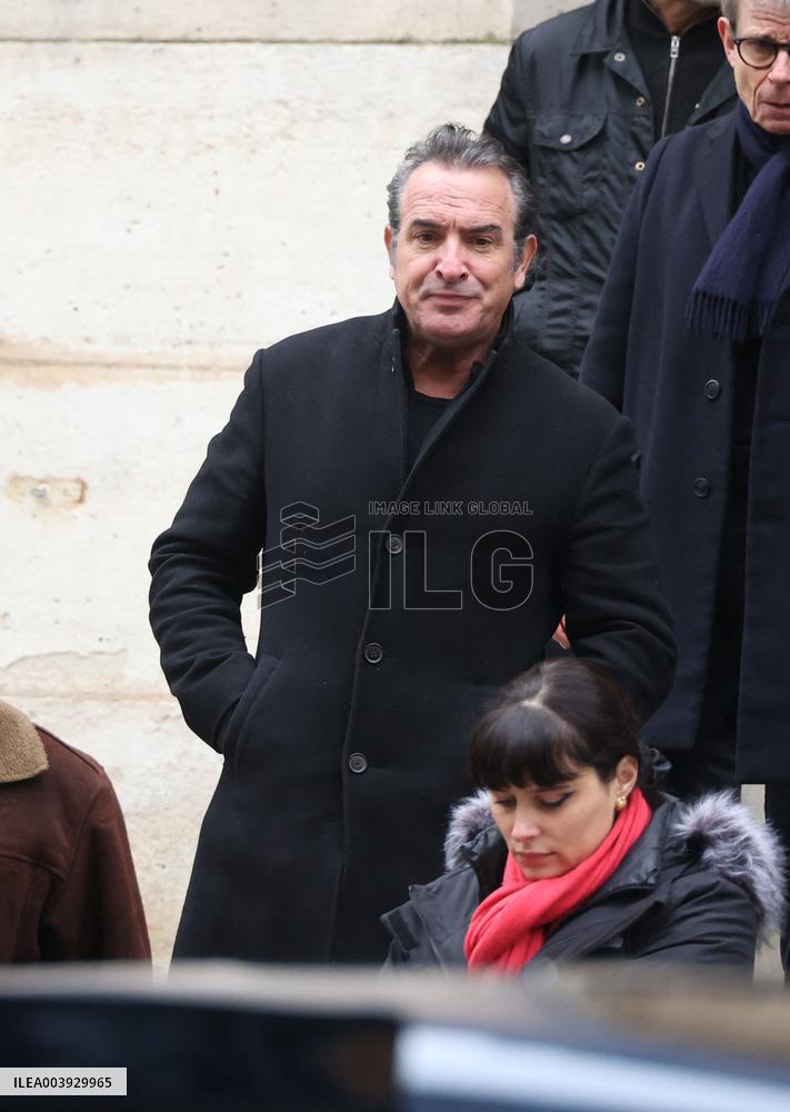 Bertrand Blier Funeral - Paris