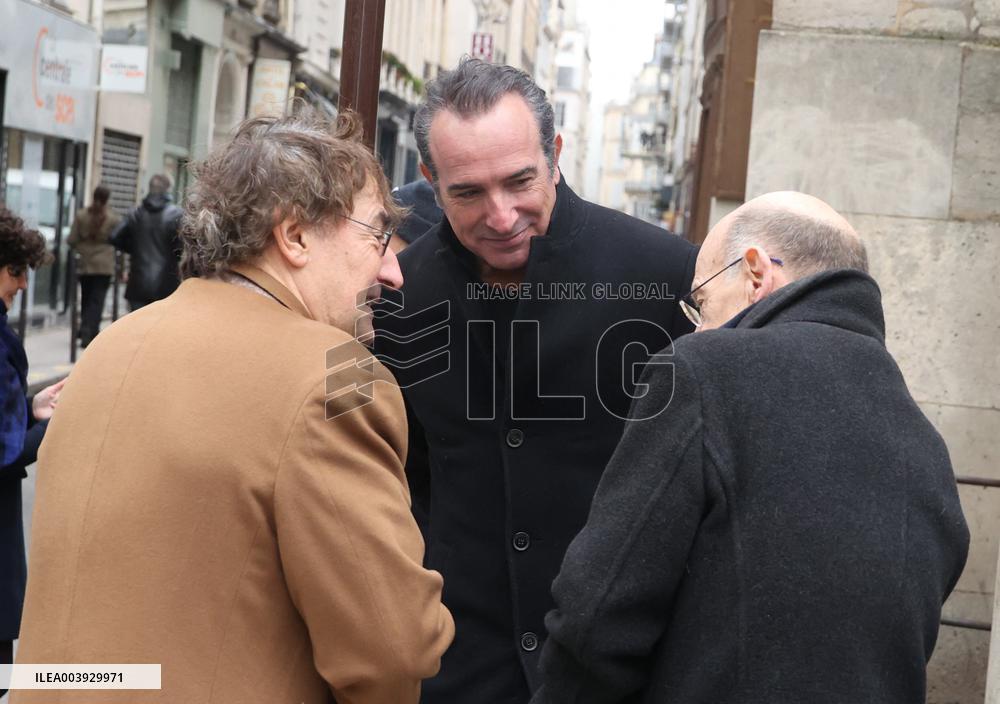 Bertrand Blier Funeral - Paris