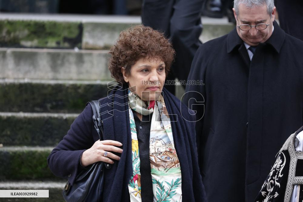 Bertrand Blier Funeral - Paris