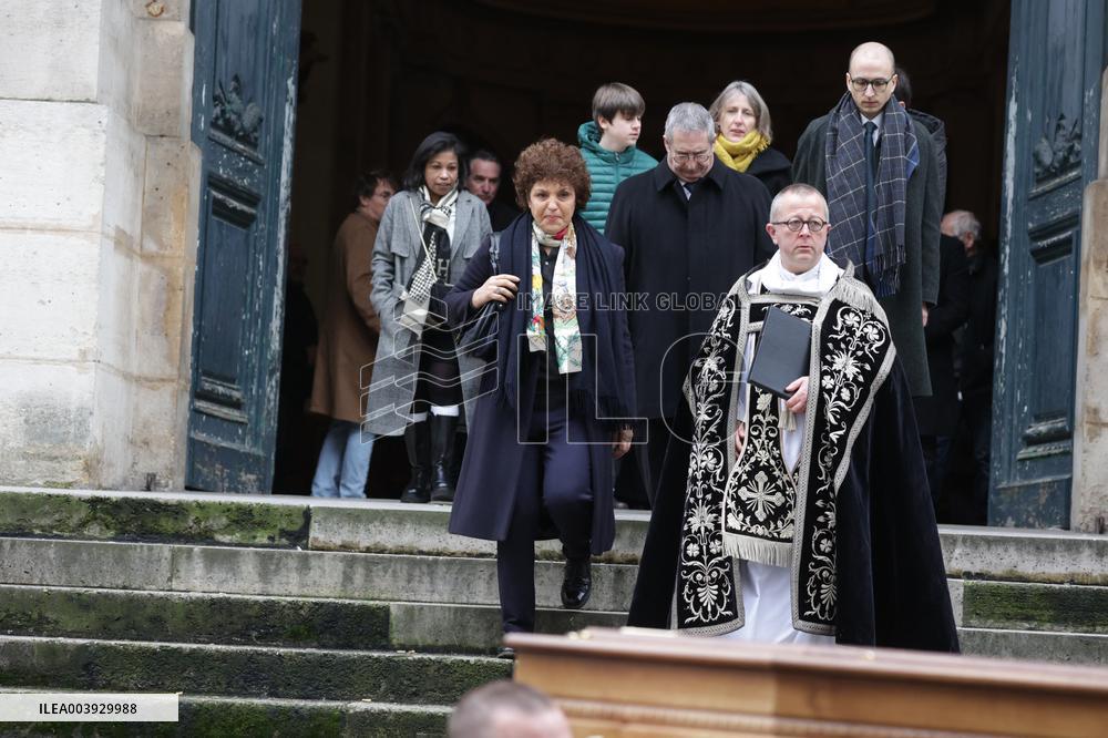 Bertrand Blier Funeral - Paris