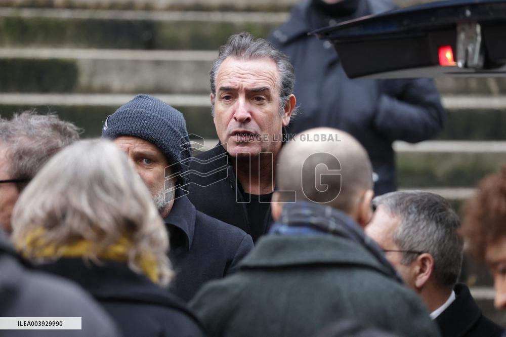 Bertrand Blier Funeral - Paris
