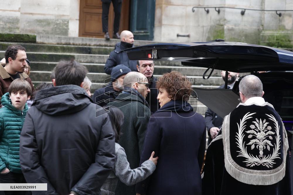 Bertrand Blier Funeral - Paris