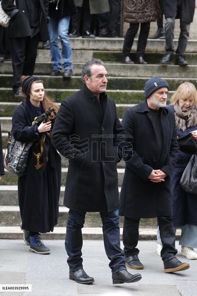 Bertrand Blier Funeral - Paris