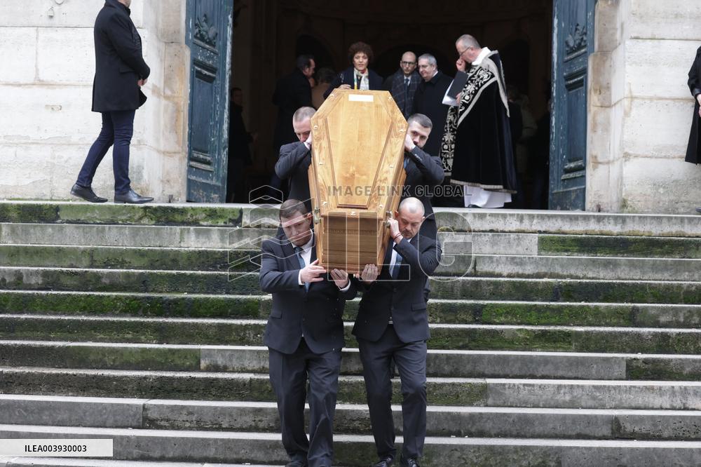 Bertrand Blier Funeral - Paris