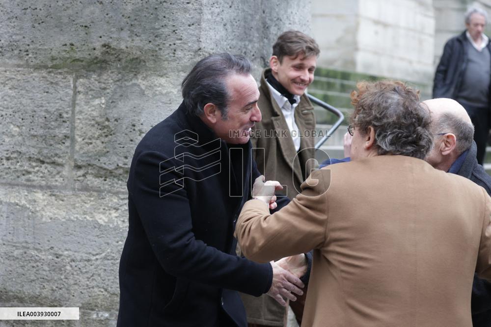 Bertrand Blier Funeral - Paris