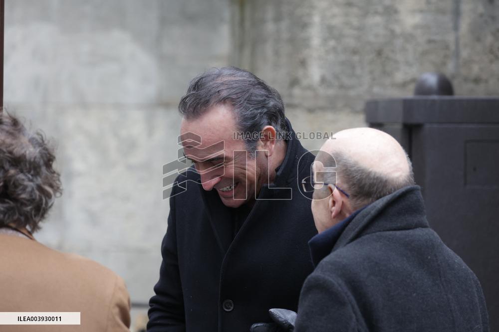 Bertrand Blier Funeral - Paris