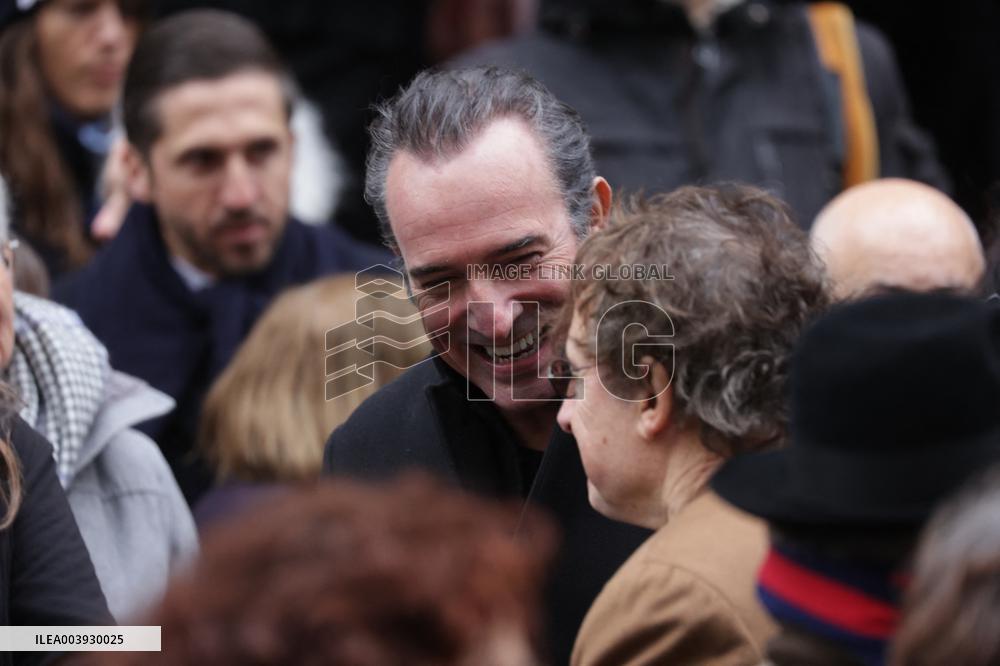 Bertrand Blier Funeral - Paris