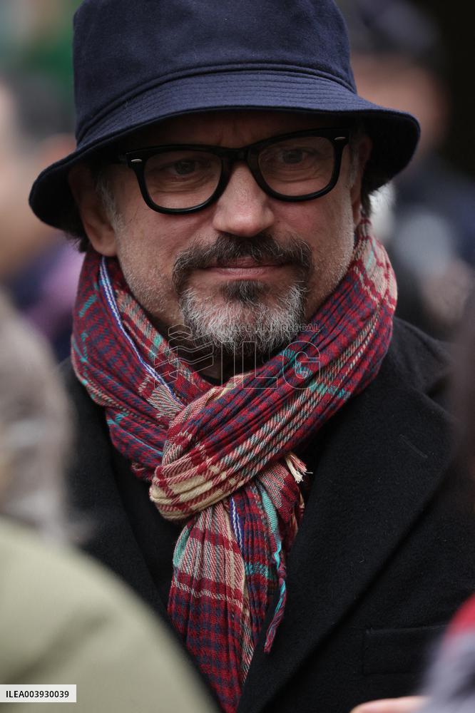 Bertrand Blier Funeral - Paris