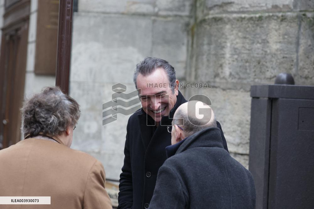 Bertrand Blier Funeral - Paris