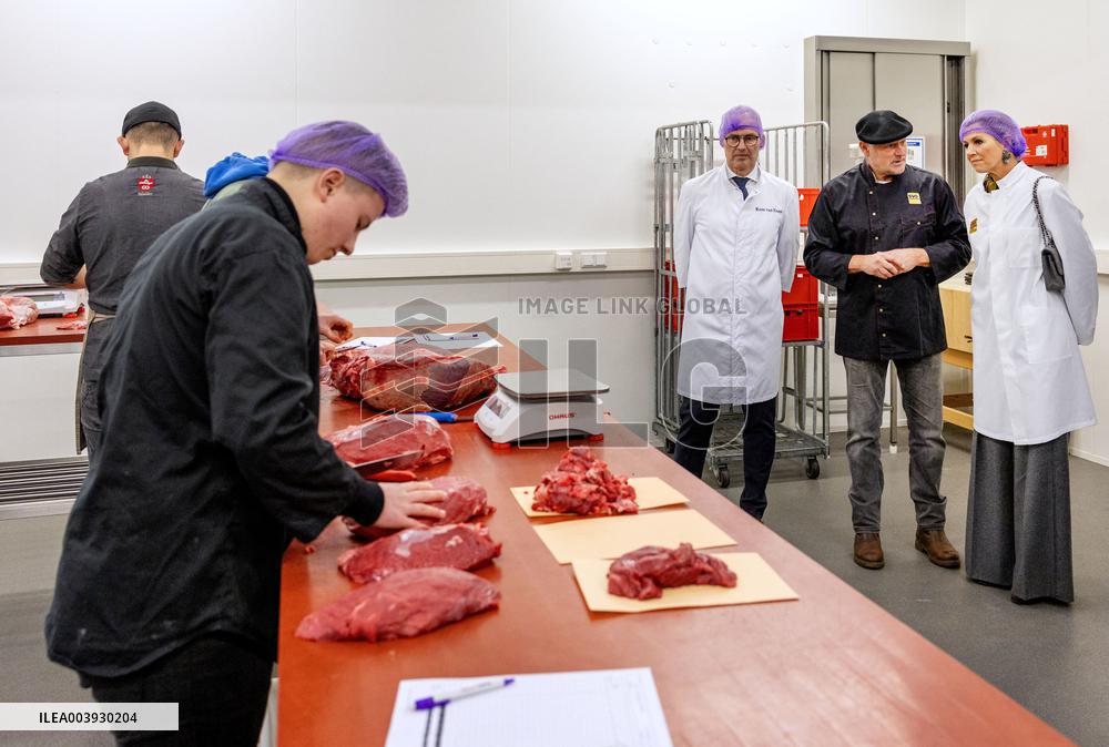 Queen Maxima Visits SVO Food Vocational Training - Houten