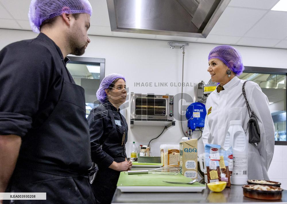 Queen Maxima Visits SVO Food Vocational Training - Houten