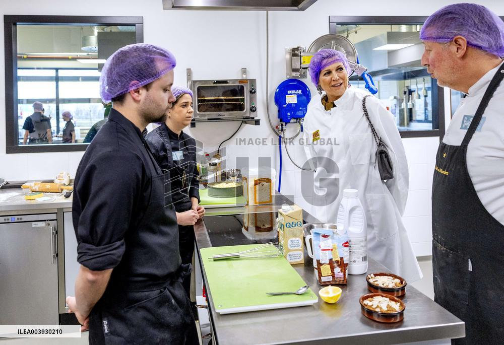 Queen Maxima Visits SVO Food Vocational Training - Houten