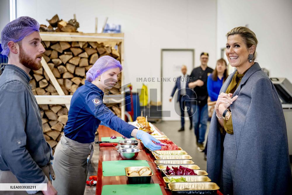 Queen Maxima Visits SVO Food Vocational Training - Houten