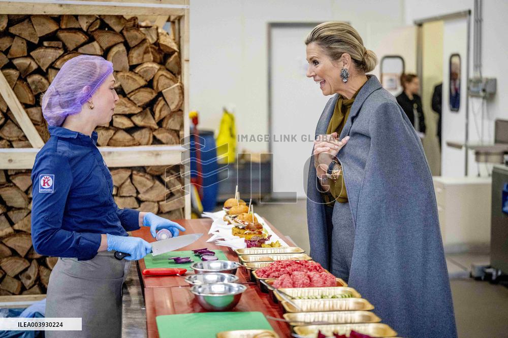 Queen Maxima Visits SVO Food Vocational Training - Houten