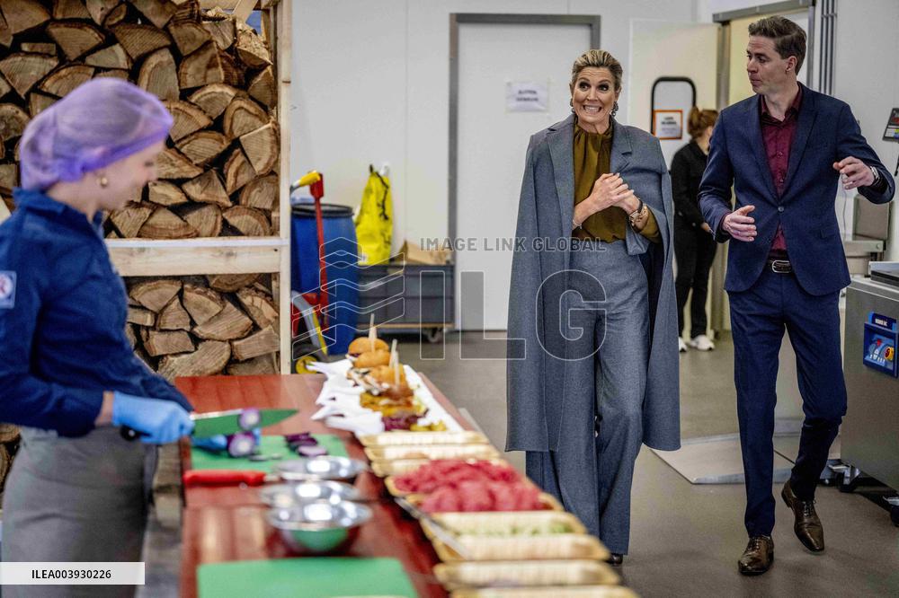 Queen Maxima Visits SVO Food Vocational Training - Houten