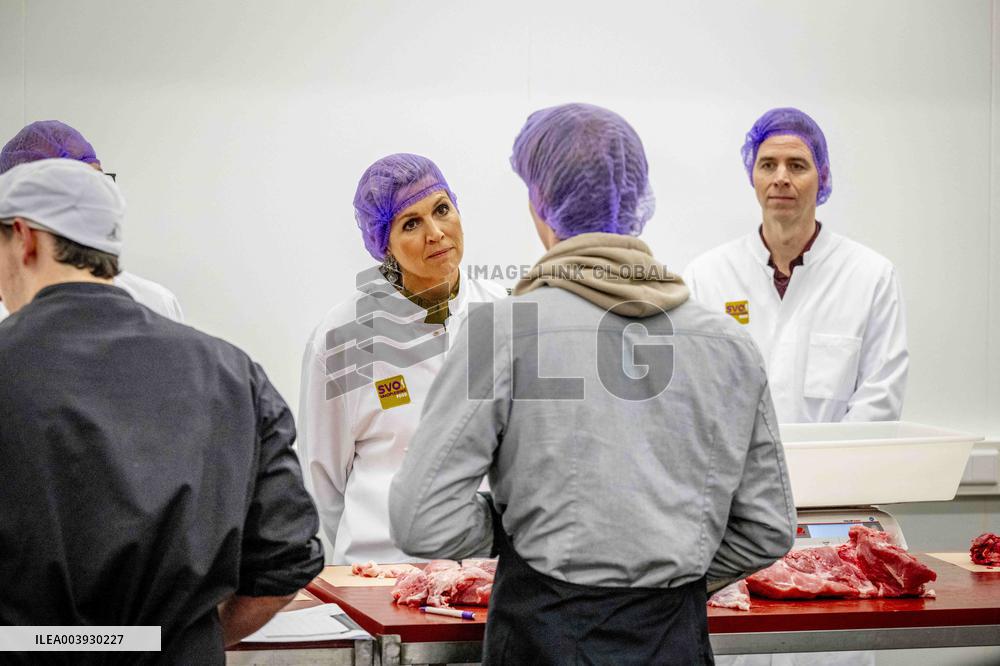 Queen Maxima Visits SVO Food Vocational Training - Houten