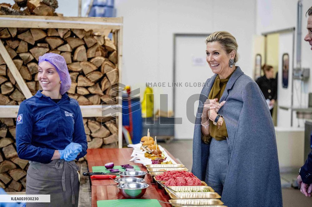 Queen Maxima Visits SVO Food Vocational Training - Houten