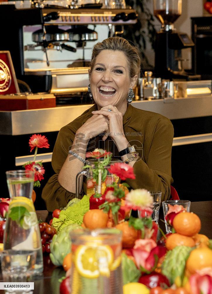Queen Maxima Visits SVO Food Vocational Training Course - Houten