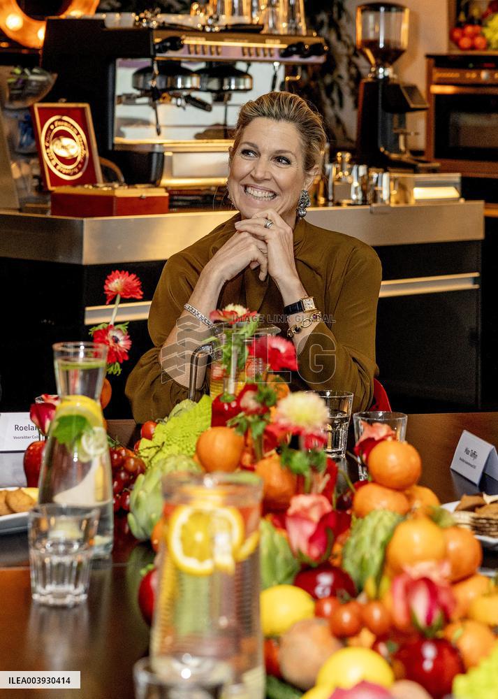 Queen Maxima Visits SVO Food Vocational Training Course - Houten