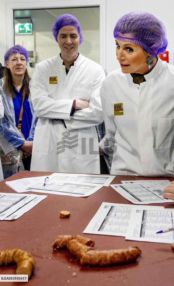 Queen Maxima Visits SVO Food Vocational Training Course - Houten