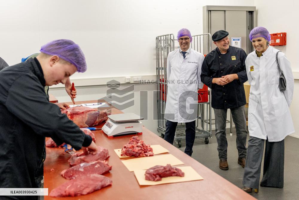 Queen Maxima Visits SVO Food Vocational Training Course - Houten
