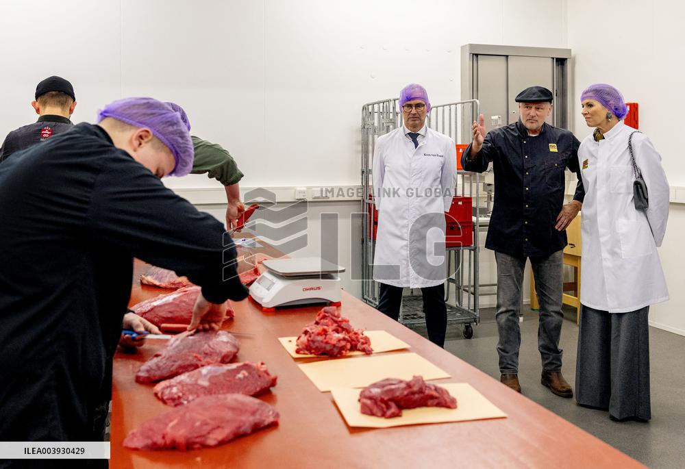 Queen Maxima Visits SVO Food Vocational Training Course - Houten