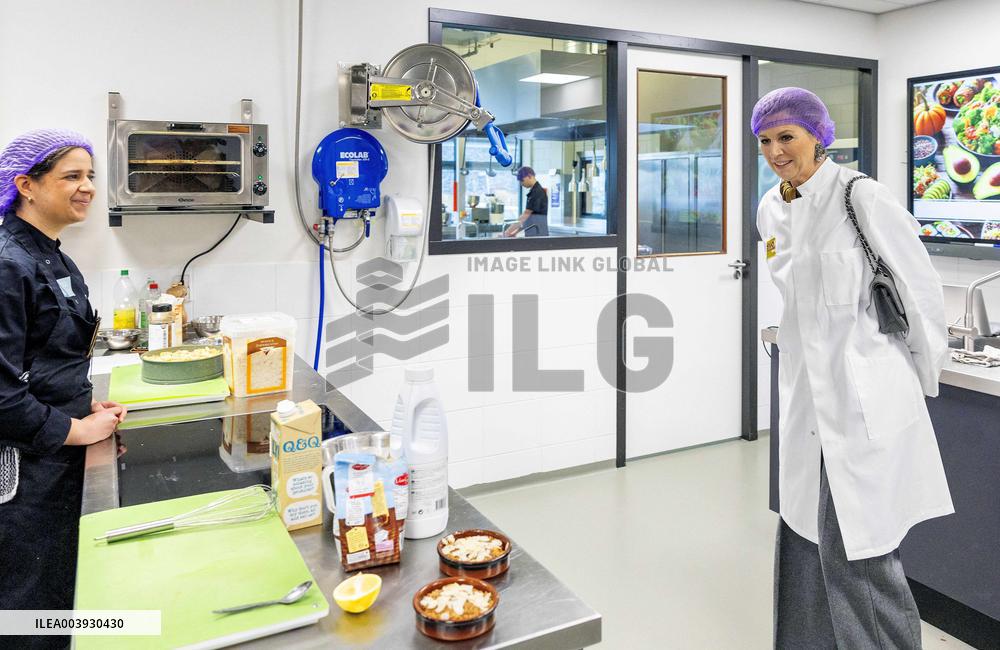 Queen Maxima Visits SVO Food Vocational Training Course - Houten