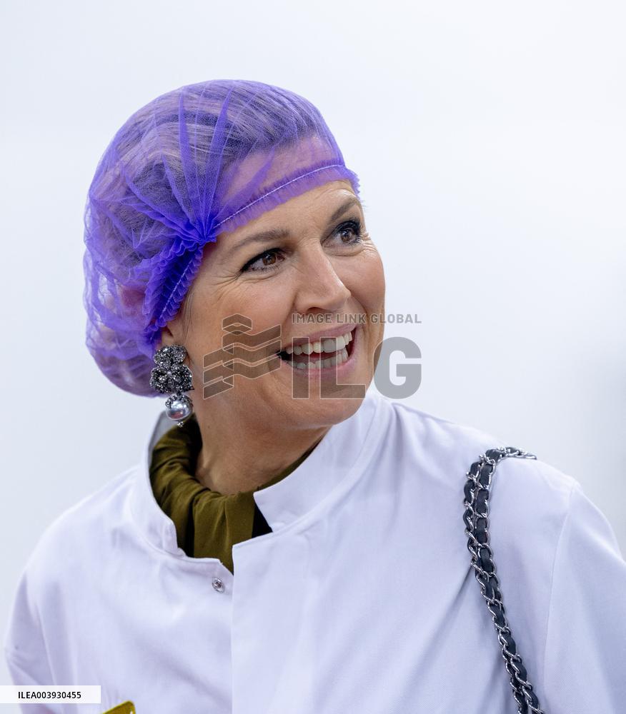 Queen Maxima Visits SVO Food Vocational Training Course - Houten