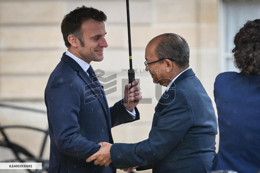 Bilateral meeting at the Elysee FA