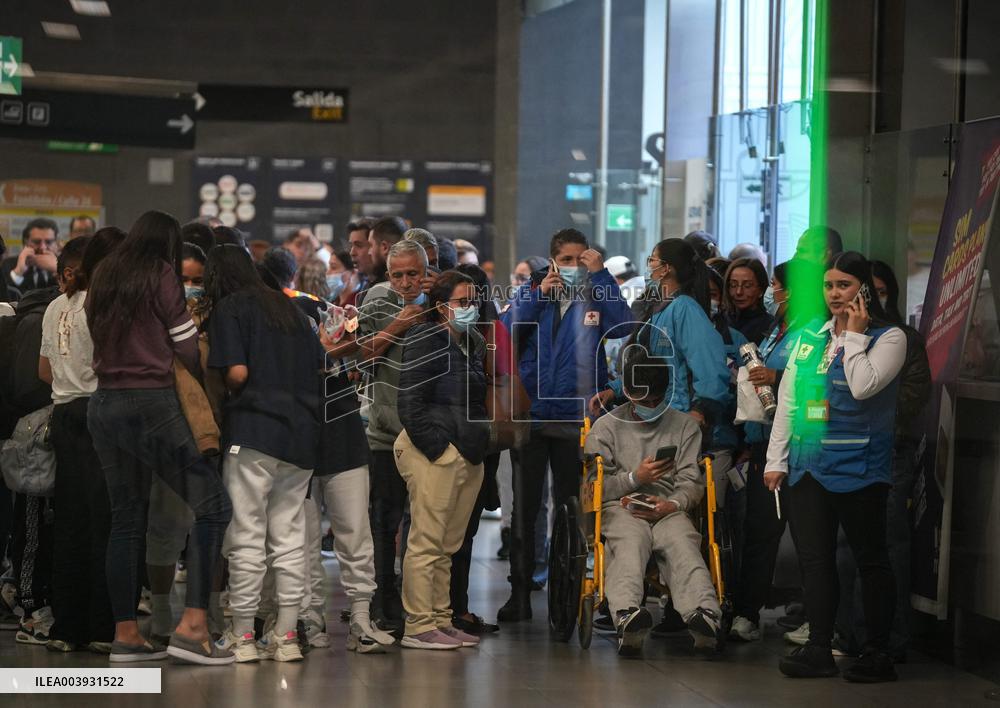 Migrants Deported from The USA Arrive in Bogota - Colombia