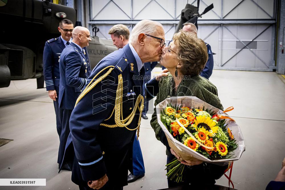 Pieter van Vollenhoven Working Visit To Gilze Rijen Air Base