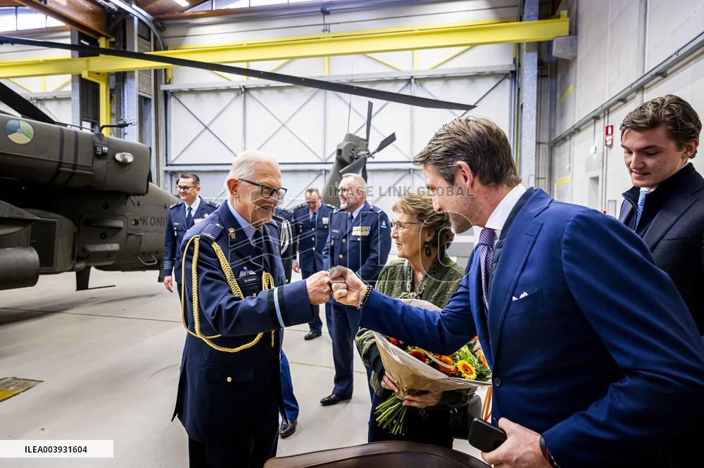 Pieter van Vollenhoven Working Visit To Gilze Rijen Air Base