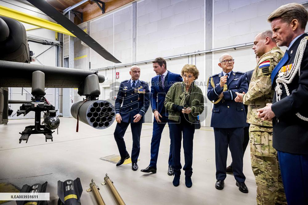 Pieter van Vollenhoven Working Visit To Gilze Rijen Air Base