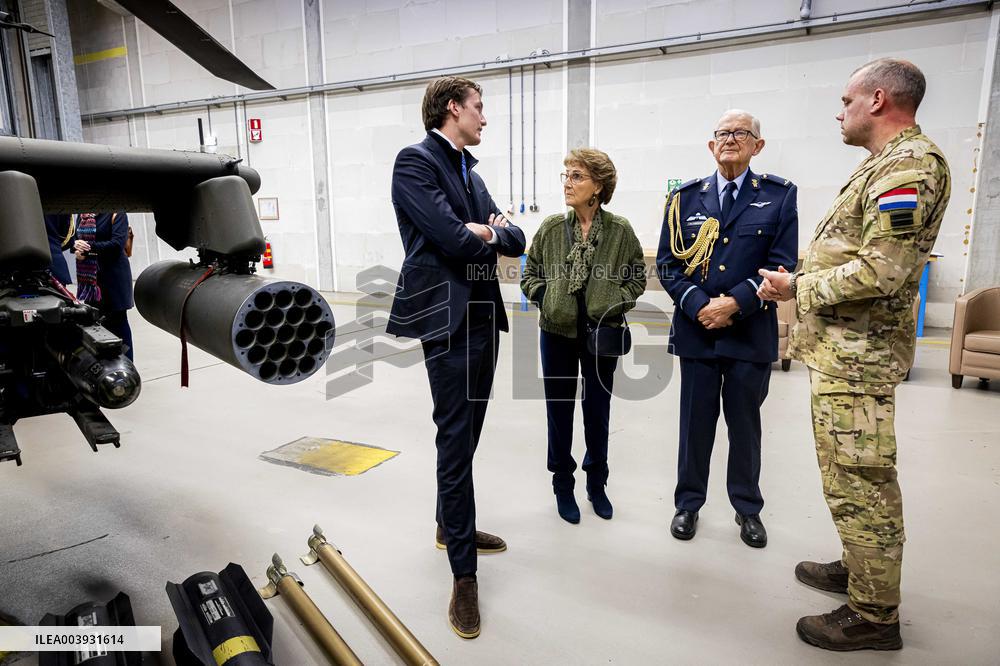Pieter van Vollenhoven Working Visit To Gilze Rijen Air Base