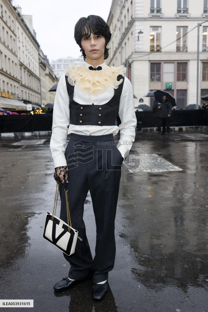 PFW - Valentino Arrivals