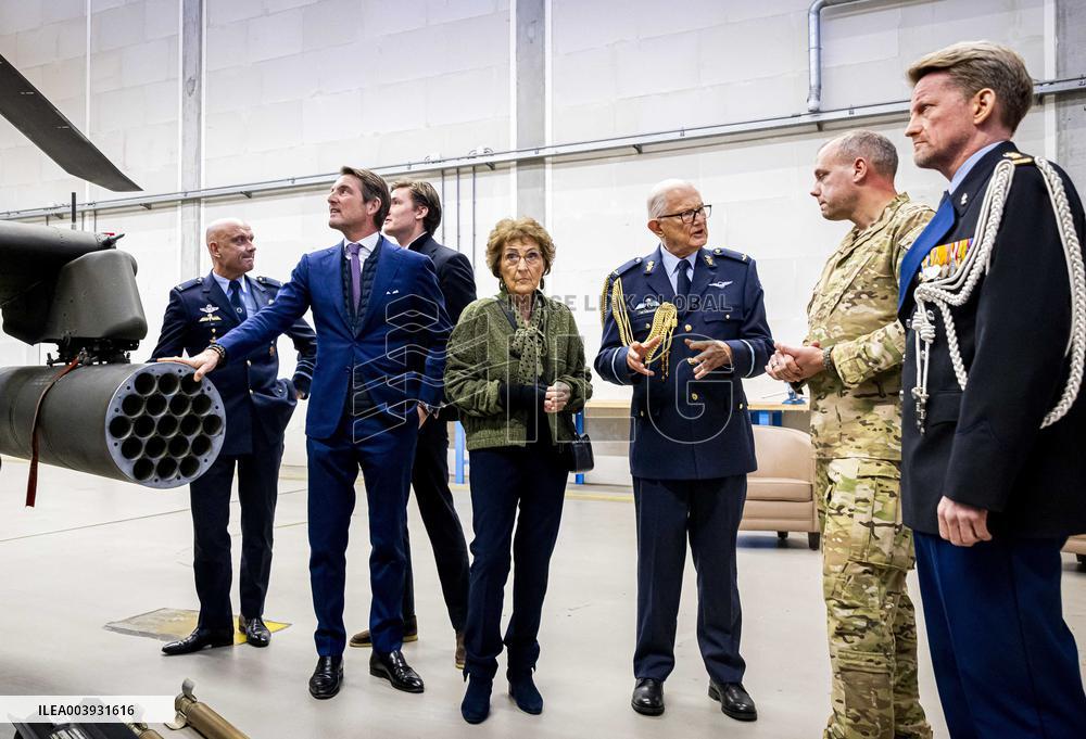 Pieter van Vollenhoven Working Visit To Gilze Rijen Air Base