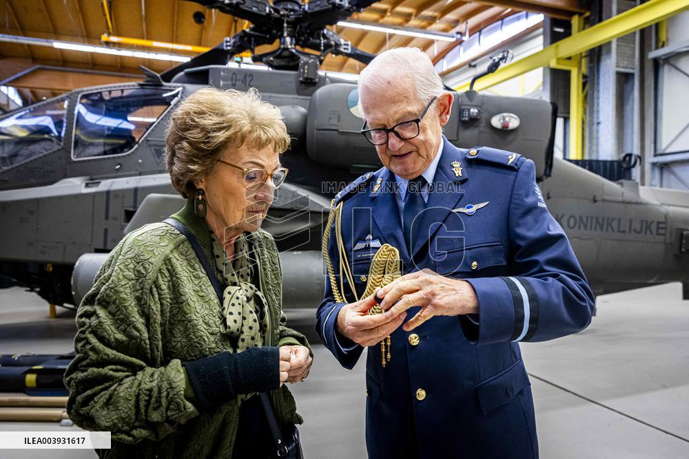 Pieter van Vollenhoven Working Visit To Gilze Rijen Air Base