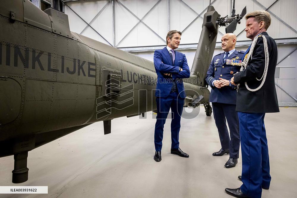 Pieter van Vollenhoven Working Visit To Gilze Rijen Air Base